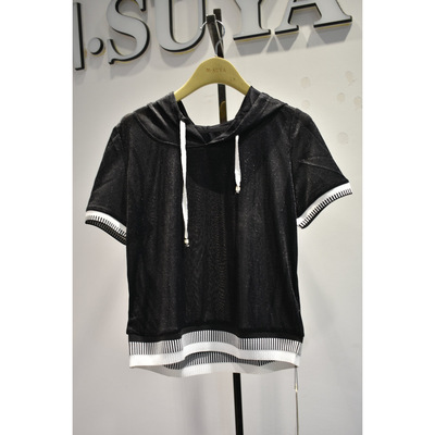 斐格利亚女装2026年春季新款B5703宽松舒适百搭时尚休闲连帽T恤