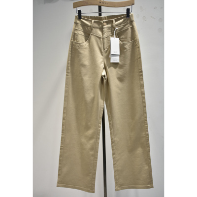 娅米希品牌女裤2026春季新品YM70228时尚气质高腰舒适显瘦阔腿裤