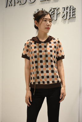 短袖休闲薄时尚聚酯纤维女