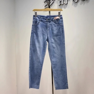 牛仔裤 品牌折扣女裤 锥版 时尚 2026夏季 Y32N3021专柜新品