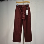 舒适休闲弹力腰垂感阔腿裤 品牌女裤 专柜时尚 新款 YM70259D 2026春季