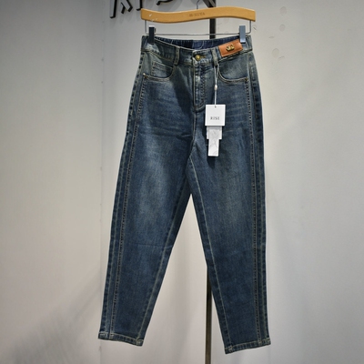 品牌女装女裤2026春季M7510渐变专柜弹力修身时尚锥版休闲牛仔裤