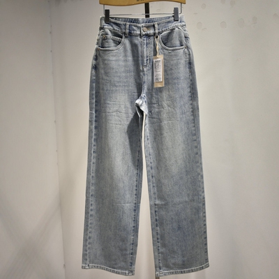 品牌女裤2026春季M7706专柜弹力修身时尚休闲垂感阔腿牛仔裤