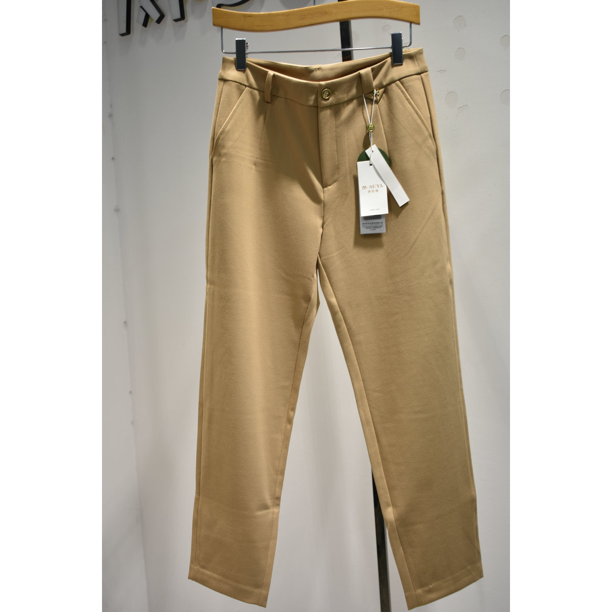 梦舒雅女裤2026春季新品13388215舒适显瘦气质时尚直筒西装裤