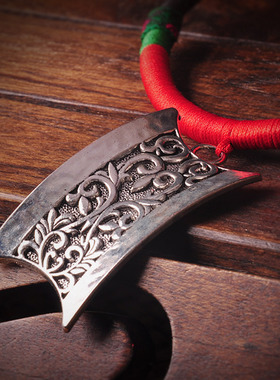 手工民族风蜡线年会长命锁包邮