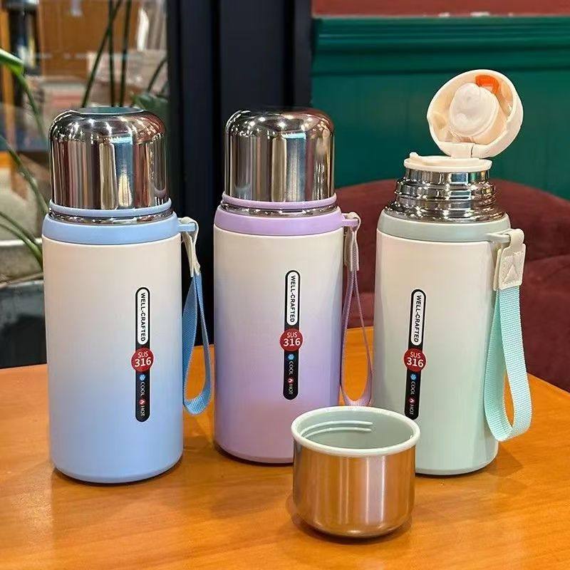 高颜值大容量保温杯不锈钢新款学生男女水杯316便携户外泡茶,餐饮具,保冷/保温杯,淘宝优惠券,粉丝福利购,淘宝优惠卷