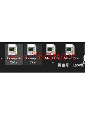 labview通用库 modbus com/tcp通信dem