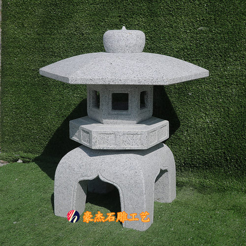 石雕灯笼复古户外日式庭院石灯笼园林景观石灯雪见灯石灯摆件包邮