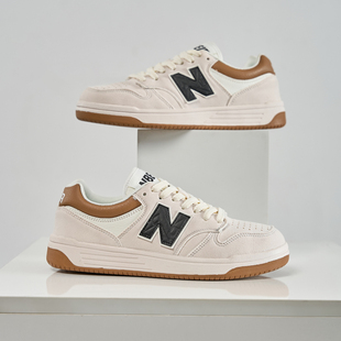 增高厚底德训鞋 2025新款 秋冬轻便情侣小白鞋 N字480男鞋 新百伦板鞋