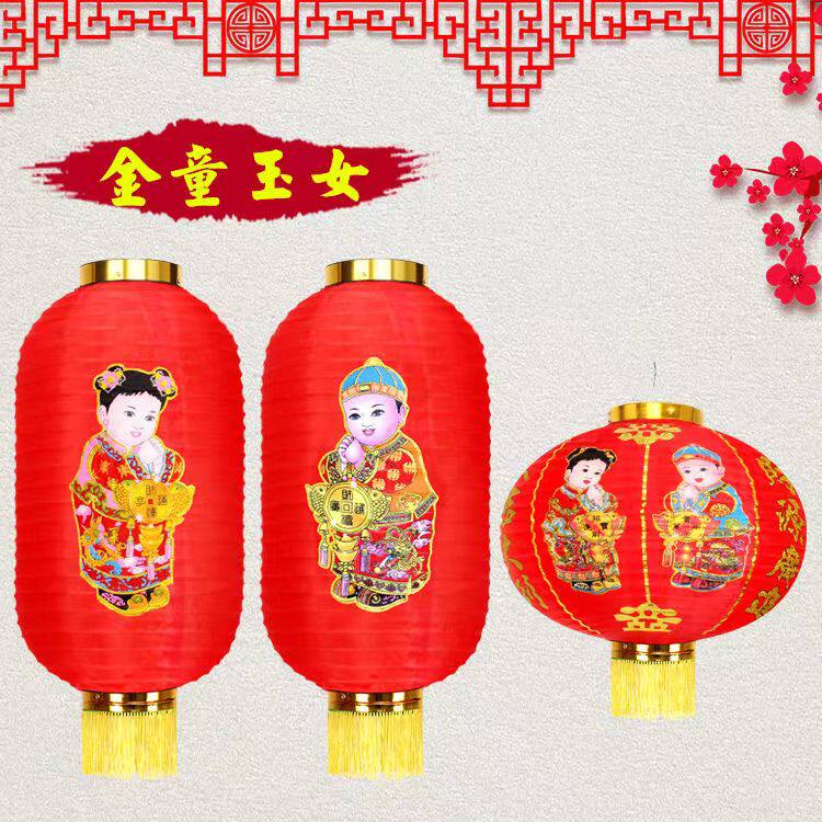广告冬瓜灯笼绸布冬瓜日式装饰品