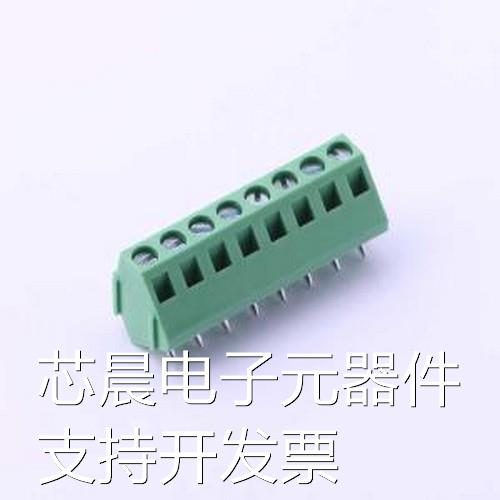 DB103-5.0-8P-GN-S 螺钉式接线端子 5mm 1x8P 排数:1 每排P数:8原
