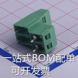 KF127A-5.0-2*2P 螺钉式接线端子 5mm 2x2P 排数:2 每排P数:2 直