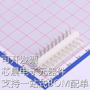 1x11P 线对线连接器 HX39601 弯插 线对板 3.96mm 系列 11WAG