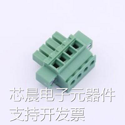 DB2EKBM-3.81-4P-GN-S 插拔式接线端子 3.81mm 1x4P 排数:1 每排P