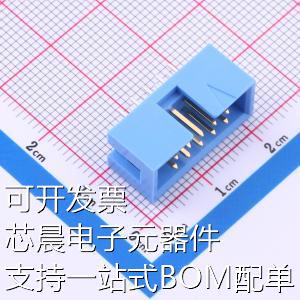 2-1761603-3 线对板/线对线连接器 间距:2.54mm 直插原装现货