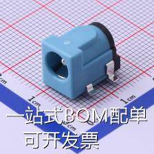 DC-050-2.0-BB AC/DC电源连接器 DC电源插座 内径:2mm 外径:6.4mm