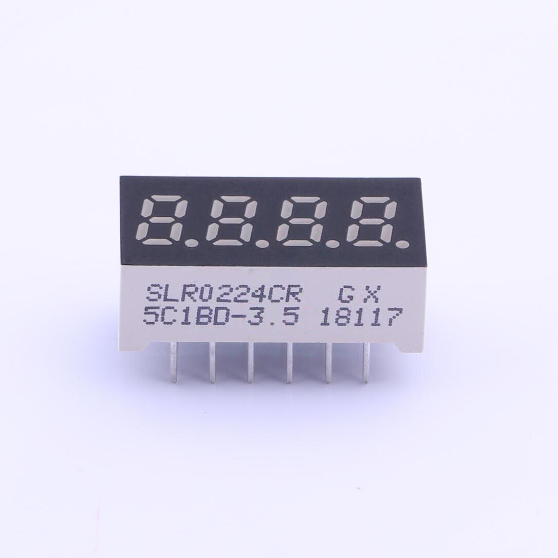 SLR0224CR5C1BD-3.5 (0.24英寸,四位,红光,共阴LED数码管,插件).怎么样,好用不?