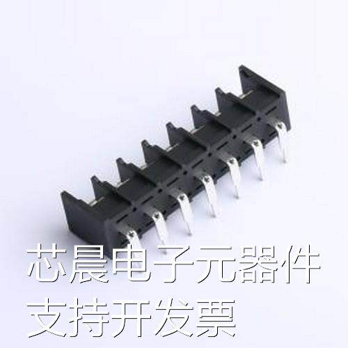 DBT40R-9.5-7P-BK-P 栅栏式接线端子 9.5mm 1x7P 排数:1 每排P数:
