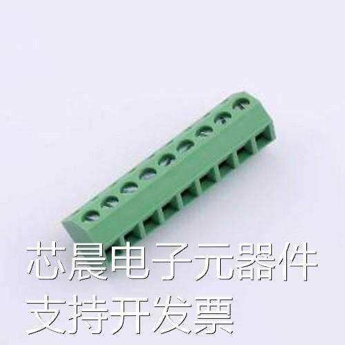 DB127S-5.08-9P-GN-S 螺钉式接线端子 5.08mm 排数:1 每排P数:9原