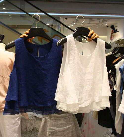 纯色上衣T恤女甜美韩版夏季韩版宽松显瘦无袖百搭娃娃衫韩国|msdalam kategori Butik wanita / wanita, shirt - dari Buy2taobao.com untuk memberikan perkhidmatan ejen Taobao profesional membeli