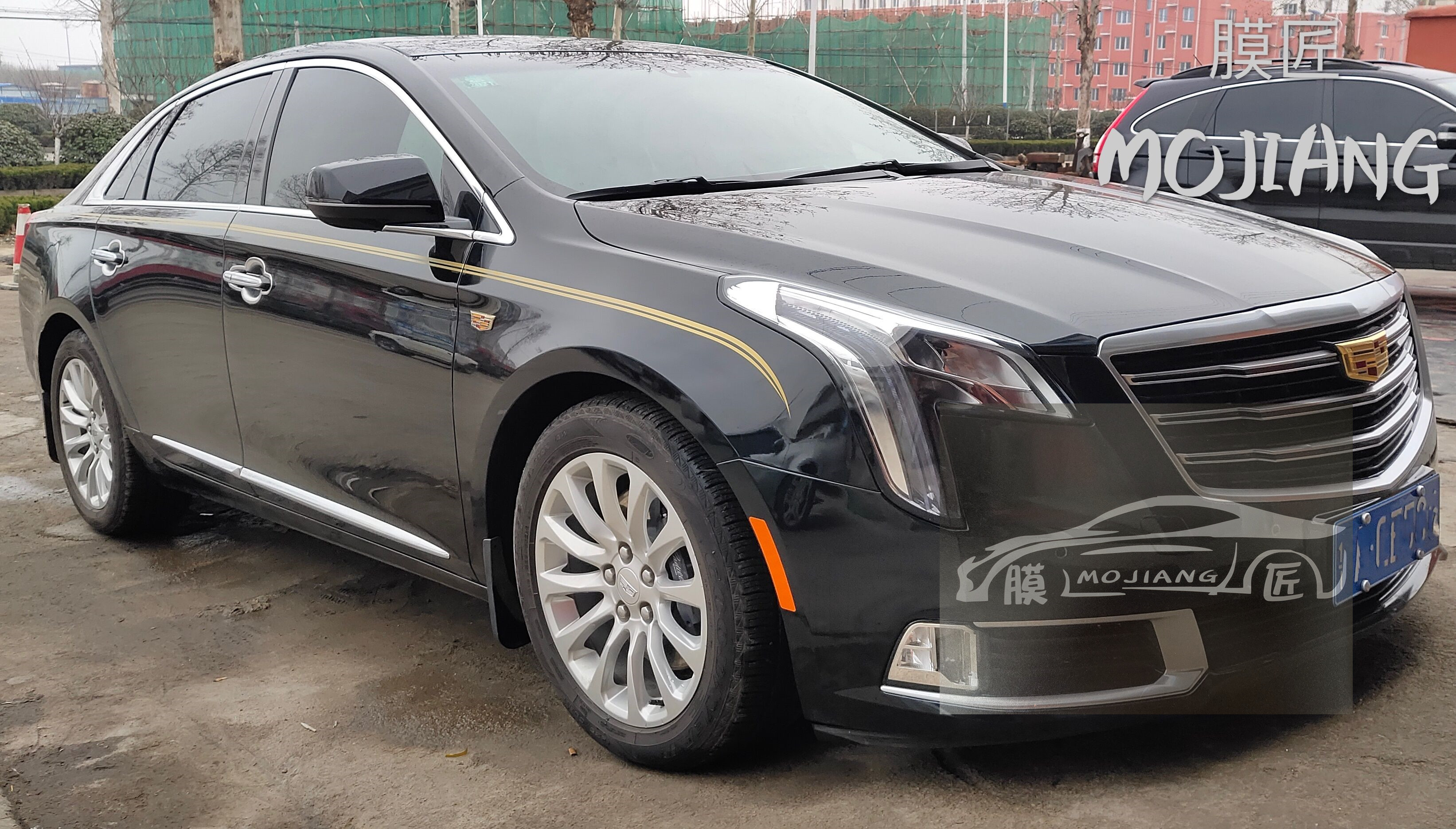 适用凯迪拉克改装花车XTS车贴