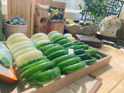 Apple, яшма из провинции Цинхай из белого нефрита, 1 размер, Россия, кошачий глаз