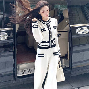 春款2026新款淑女气质可甜可盐两件套裤装名媛小香风套装洋气秋装