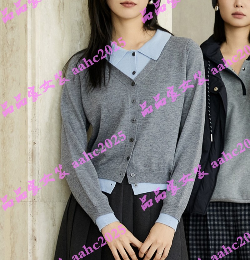 Aitoo·Suxi艾凸苏希2025冬装新款国内正品代购毛衫 A2541MS021