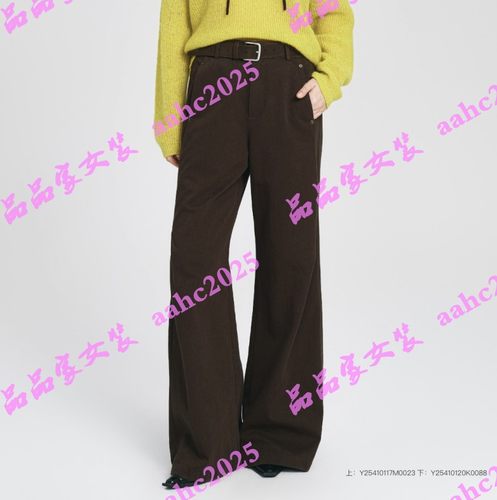 ibudu伊布都2025冬装新款国内正品代购裤子Y25410120K00 吊牌799