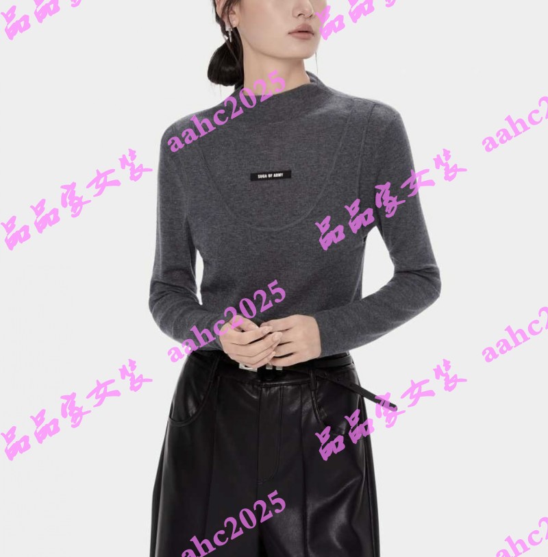 ISAYIDO傲丝度2025冬装新款国内正品代购毛衫174K5134 吊牌699