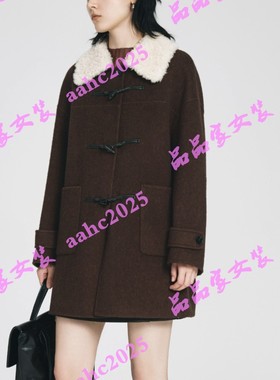 ibudu伊布都2025冬装国内正品代购双面呢Y25420220D30 吊牌1699