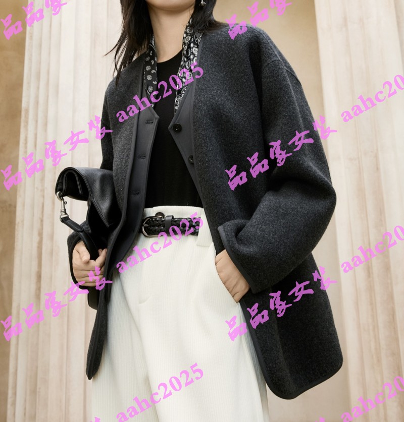 Aitoo·Suxi艾凸苏希2025冬装新款国内正品代购双面呢 A2541SN136