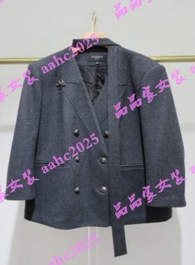 HANXU韩序2025冬装新款国内正品代购外套H079AWT8530 吊牌999