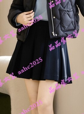 Aitoo·Suxi艾凸苏希2025冬装新款国内正品代购短裙 A2541BQ022