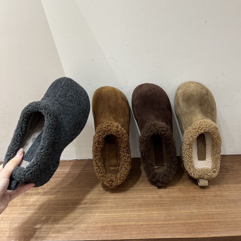 2025新款韩版厚底勃肯鞋半拖鞋