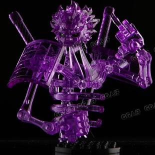 乐玩火影忍者须佐能乎骨架宇智波斑佐助鼬带土模型积木人仔手办高