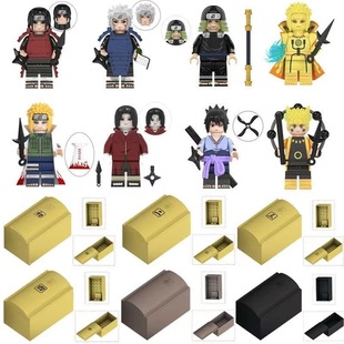 适用于乐高火影忍者秽土转生棺宇智波斑佐助千手柱间积木人仔玩具