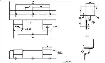 拉手卡子冲压成型工艺及模具CAD图纸设计