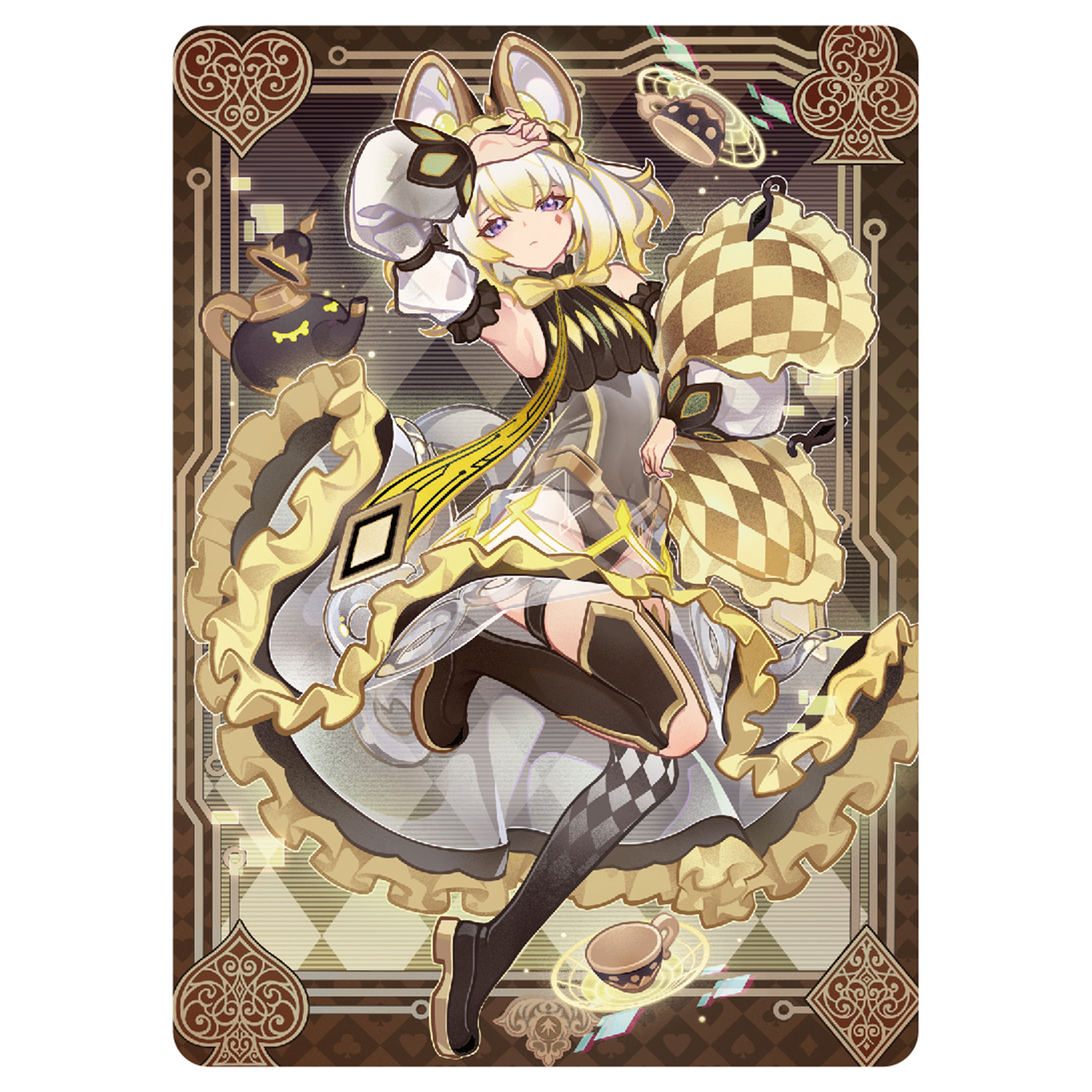 【黑猫卡牌】收藏卡-面闪SR/碎闪SPR-游戏王 码丽丝 睡鼠