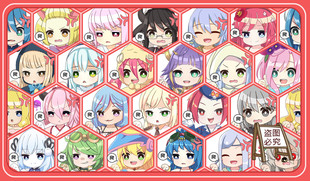 【黑猫卡牌】游戏王-卡垫- 表情包 游戏王妹子 爬爬爬 独家！垫子