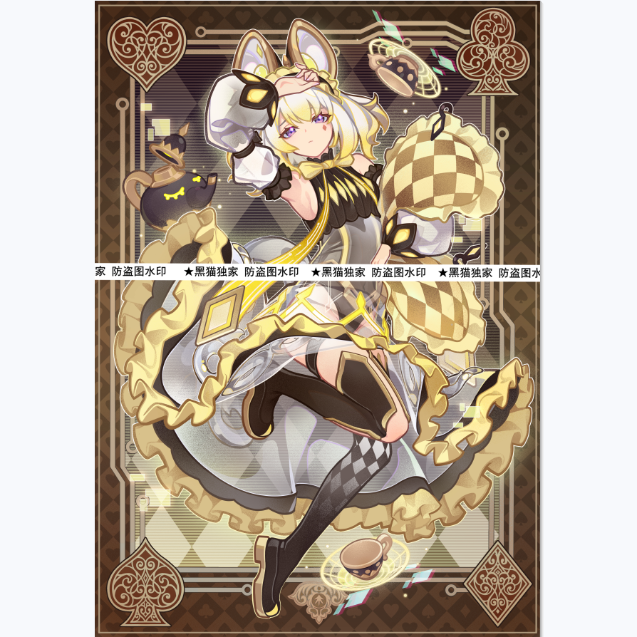 【黑猫卡牌】游戏王-妹套- 码丽丝 兵 睡鼠 魔丽丝 卡套 闪套
