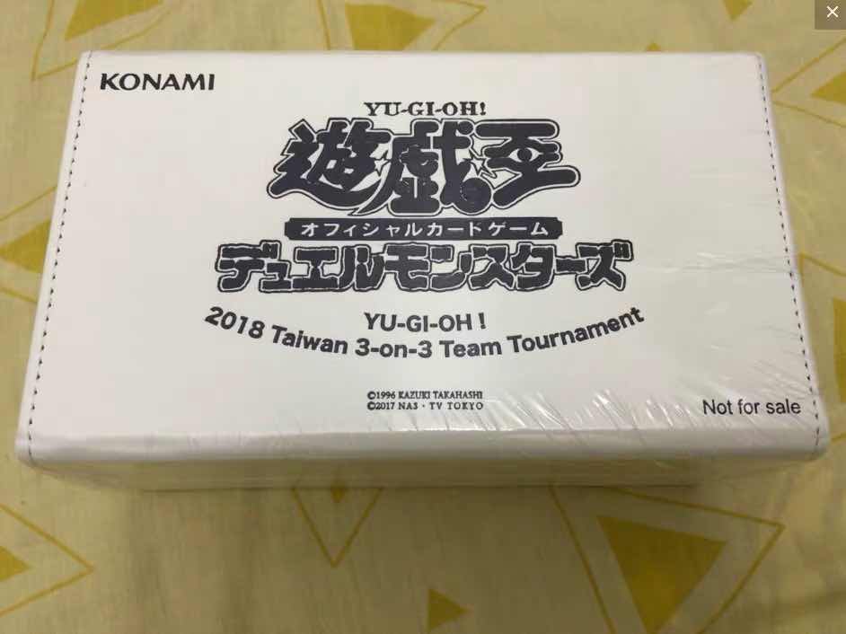 【黑猫卡牌】游戏王-卡盒- 2018台湾3对3组队赛会场限定 皮质卡盒