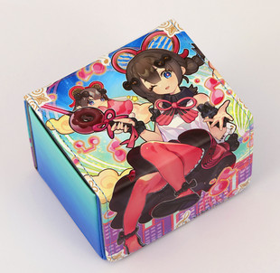 【黑猫卡牌】游戏王-卡盒-多之七音服 丘蒂娅 独家小卡盒 皮质!