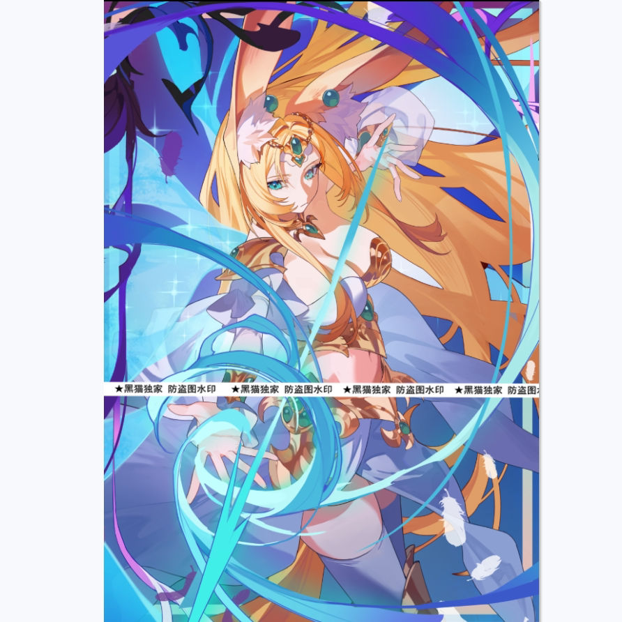 【黑猫子品牌 萤火】游戏王-妹套-月女神的至天 神弓 卡套