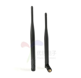 6DBI wifi无线监控ZigBee模块路由网卡胶棒天线 2.4G折叠蓝牙天线