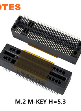 立贴NGFF插座 M-KEY LOTES嘉泽得意APCI0110-P001A连接器M.2 67P