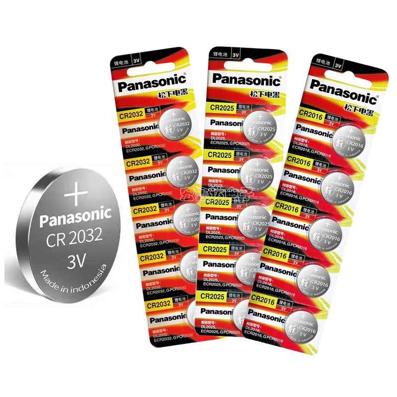 松下CR2032CR2025CR1220电池