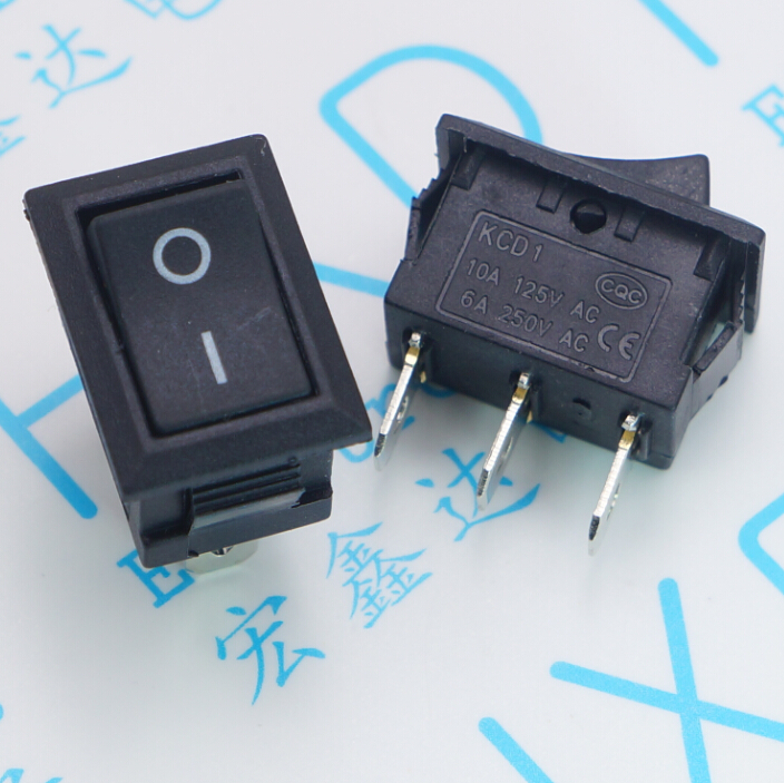 15*21三脚KCD1-102船型开关黑色