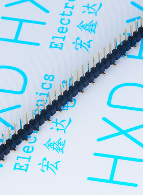 贴片排针 2.54mm 单排贴片针 排针插针 SMT 1*40P 1X40PIN错位