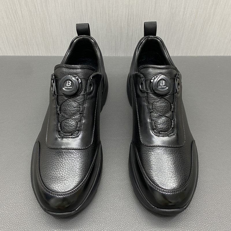 户外休闲运动鹿皮加牛皮旋转扣